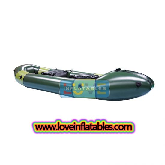 Inflatable tandem packraft