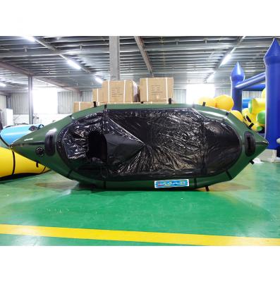 Packraft inflable del deporte acuático del bote de remos de los materiales del OEM 420D TPU
