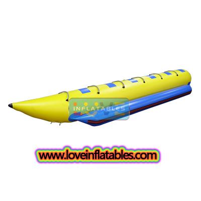 6/8 pasajero paseo sentado inflable Banana Boat remolcable Banana Boats Tube
        