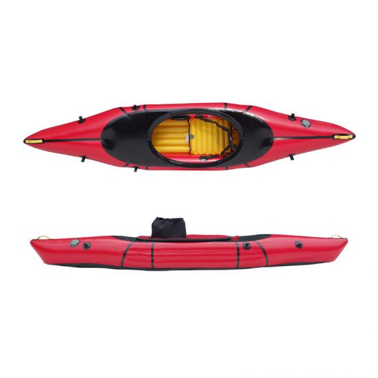 Inflatable calm water packraft