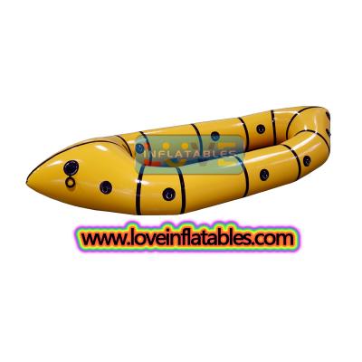 Balsa inflable personalizada de TPU colorida para deportes acuáticos, ríos, lagos y aguas tranquilas