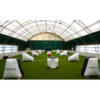 Equipo inflable de paintball con obstáculos, equipo deportivo económico de Air CS con laser tag y juego de búnker de tiro.