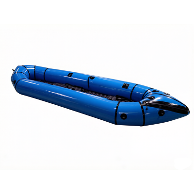 Proveedor de packrafts personalizados de 3,5 m (11,5 pies) de uretano 210D 420D TPU para aventuras y expediciones, packraft para dos personas para ríos y lagos.