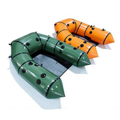 Silla de pesca inflable portátil de TPU de alta calidad, flotador para gatos de pesca