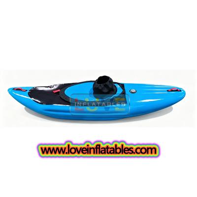 Kayak de aguas bravas estilo libre, TPU, para río, 1 persona, pesca, ligero, estable, control, ríos y lagos.