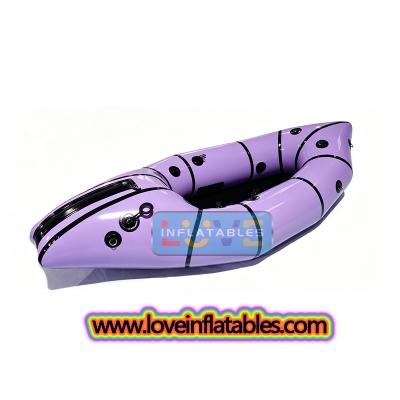 Fabricante de palas de agua de TPU, canoa inflable para aguas tranquilas, bote Packraft para niños/niños